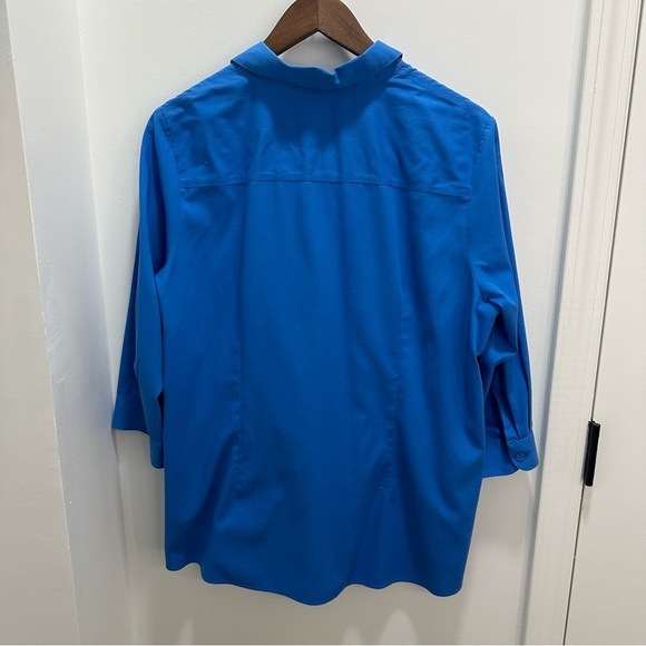 Coldwater Creek Royal Blue Top - Picture 4 of 6